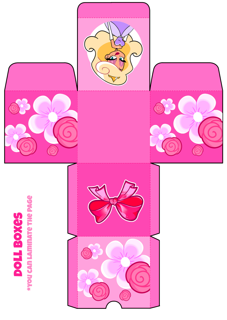 Doll Birthday Party Set , Printable Pink Party Decor ,Doll Theme Girls Birthday Decorations , Instant Download