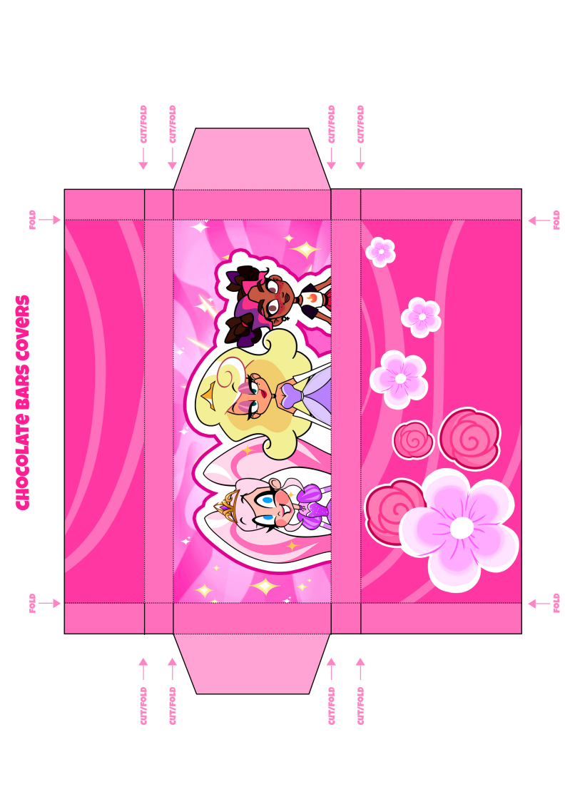 Doll Birthday Party Set , Printable Pink Party Decor ,Doll Theme Girls Birthday Decorations , Instant Download