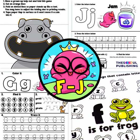 F-J letters learnIng book