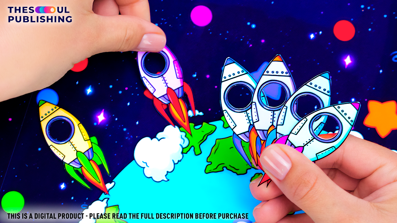Space Birthday Party Set | Printable Outer Space Decorations for Kids | Galaxy Party Kit | Astronaut Theme | Instant Download