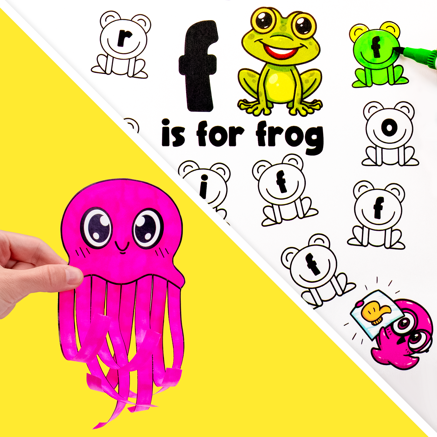 F-J letters learnIng book