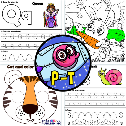 P -T letters learnIng book