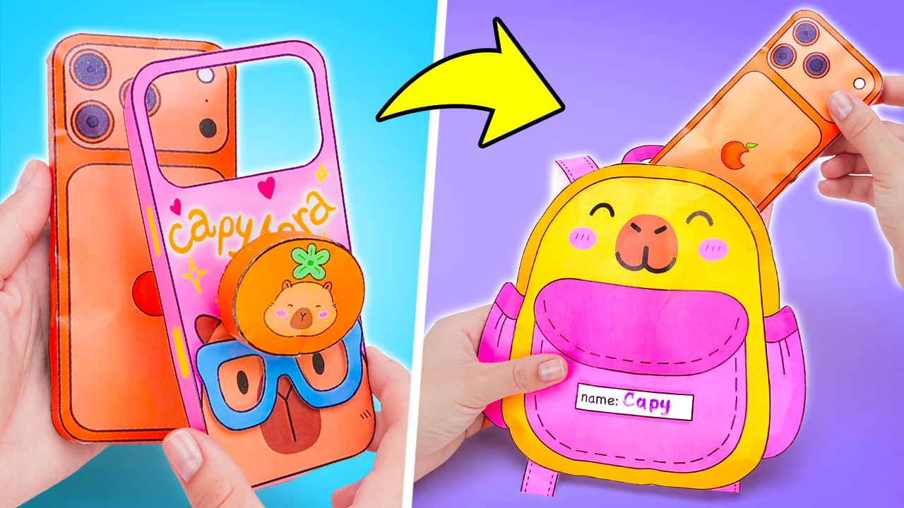 Capybara School Kit! | Printable Digital Products for Kids with Slick Slime Sam